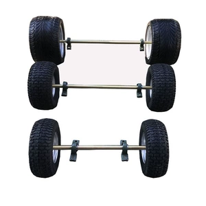 Modified four-wheel motorcycle accessories, go-kart rear axle, DIY trailer, hitch, trailer rear suspension with tires