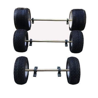 Modified four-wheel motorcycle accessories, go-kart rear axle, DIY trailer, hitch, trailer rear suspension with tires