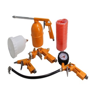COOFIX Coolfield Paint Spray Gun Five-Piece Set Pneumatic Upper and Lower Pot Spraying Pot Furniture Car in stock Hot Selling Multifunctional