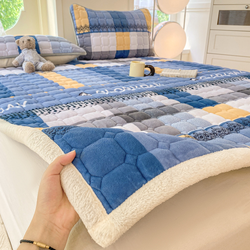 Class a Winter Milk Velvet Tatami Mattress Thickeneded Warm Anti-Static Student Dormitory Single Mattress Foldableing Cushion