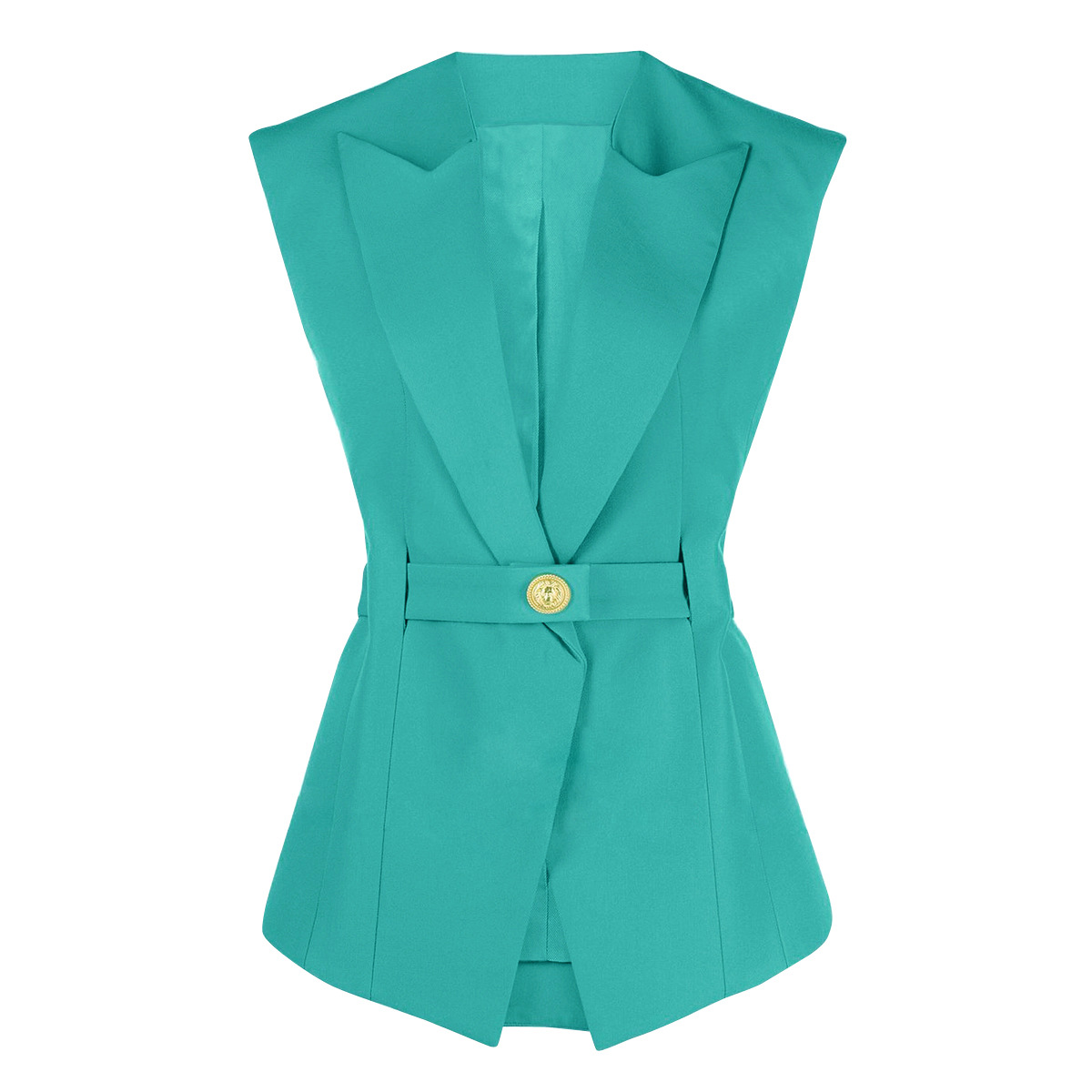 Women's Clothing fashion high end belt sleeveless slim temperament commuting women's suit vest vest female_ecoleips.com