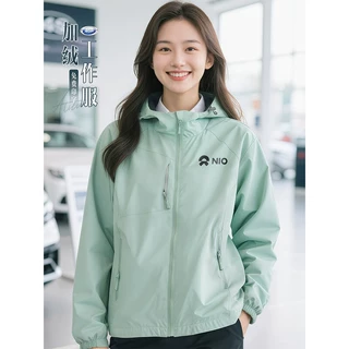 源头定 制冲锋衣加绒加厚印logo4s店工作服企业团体员工秋冬外套