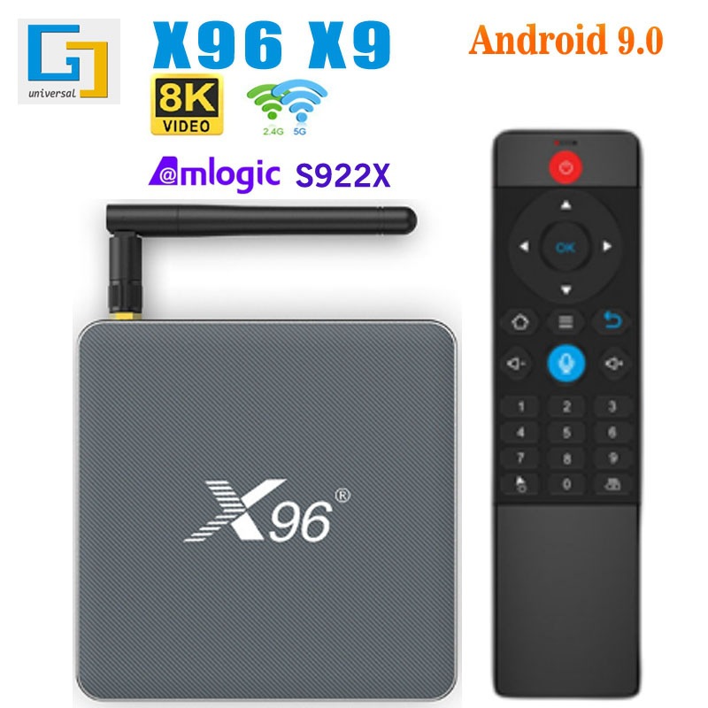 Foreign Trade New Product X96 X9 Network Player S922X Set-Top Box 5g Wifi Bluetooth 4K Tv Box Wholesale