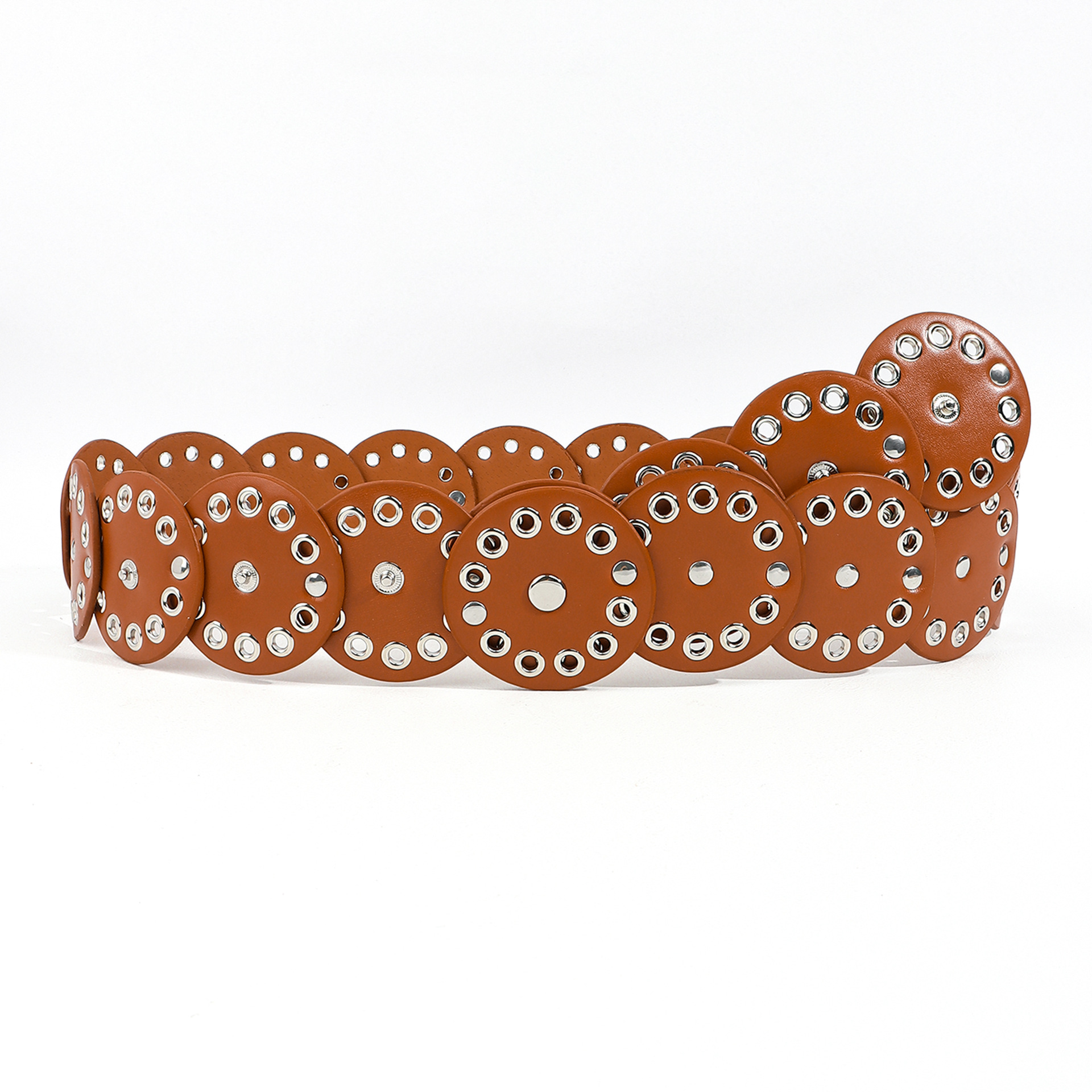 136g Weight Belt Classification 1 Piece Quantity Holiday, Daily, Selfie Occasion Pu Leather Material Solid Color Pattern Spring&Summer, Autumn&Winter Season Women's Gender Plating Design Hip-Hop, Punk Style Hip-Hop Punk Solid Color Pu Leather Plating Women's Leather Belts 10