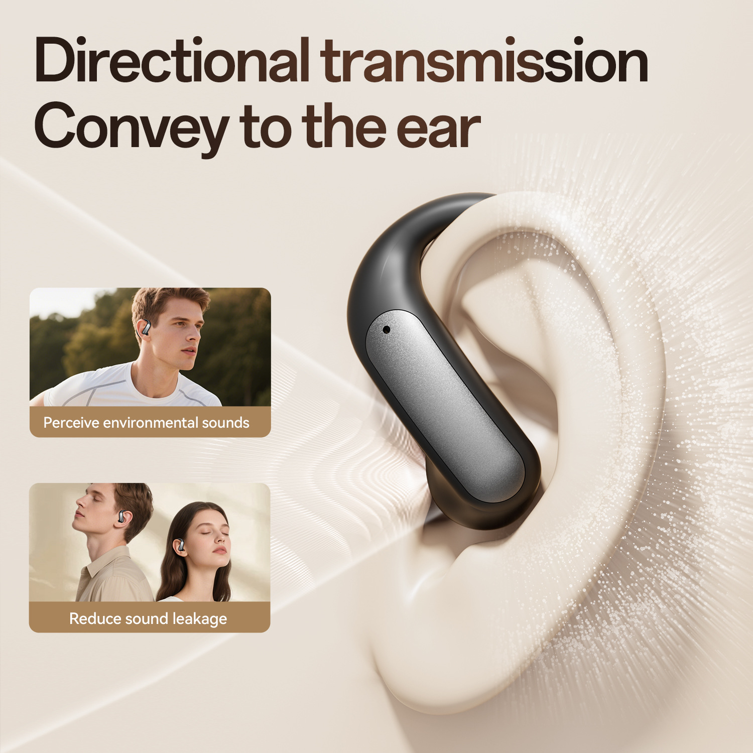 OWS New Model M140 HIFI High-Quality Ear-Hook Wireless Bluetooth Noise Cancelling_voghion.com