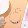 Zirconium, bracelet, small design accessory, flowered, internet celebrity, Korean style, simple and elegant design