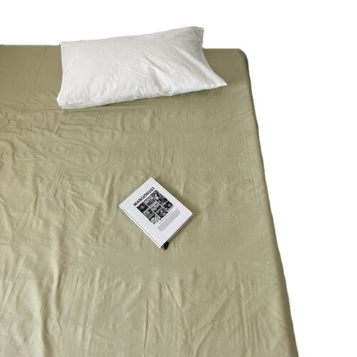ins plain simple pure cotton single bed sheet all cotton water wash cotton single duvet cover bed hat mattress protector bed cover 