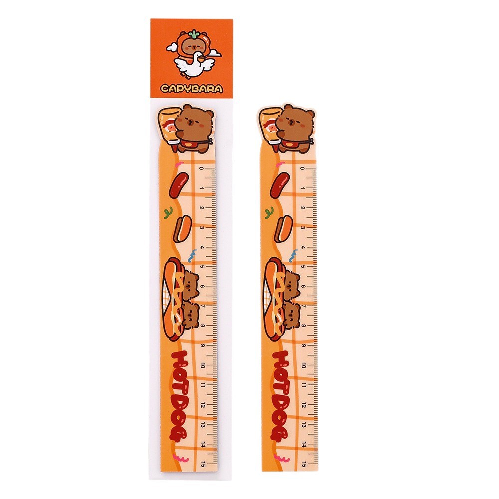 Regla nueva regla de dibujo de estilo nacional Regla de papelería para estudiantes Dibujos animados Regalos creativos para niños Juego de papelería Premios para estudiantes de primaria