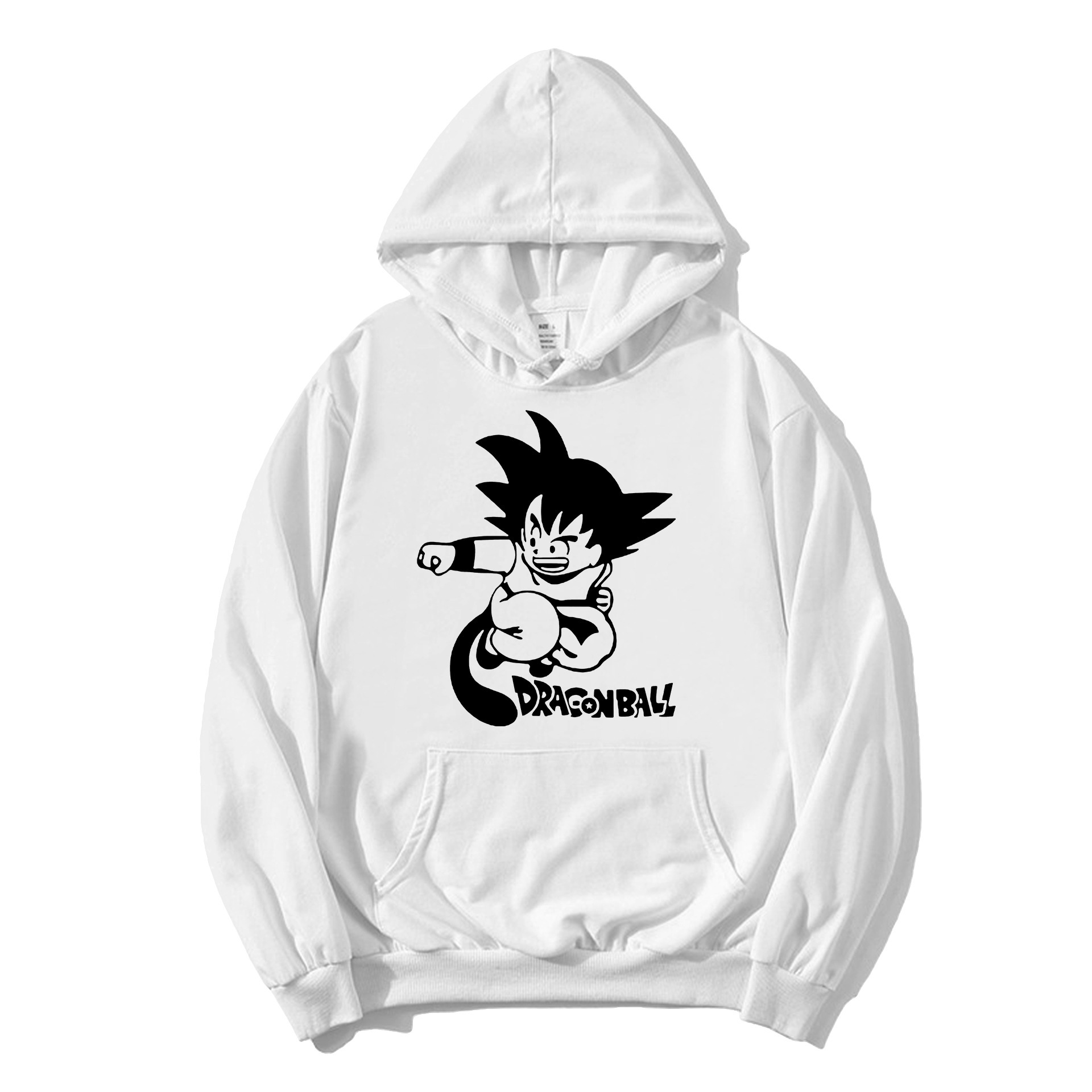 Anime Dragon Ball sudadera con capucha Wukong impresión periférica para hombres y mujeres tendencia tops sueltos pareja suéter chaqueta casual
