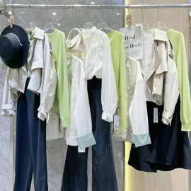素帛品牌撤柜系列货24秋女装风衣外套连衣裙针织毛衣品牌批发尾货