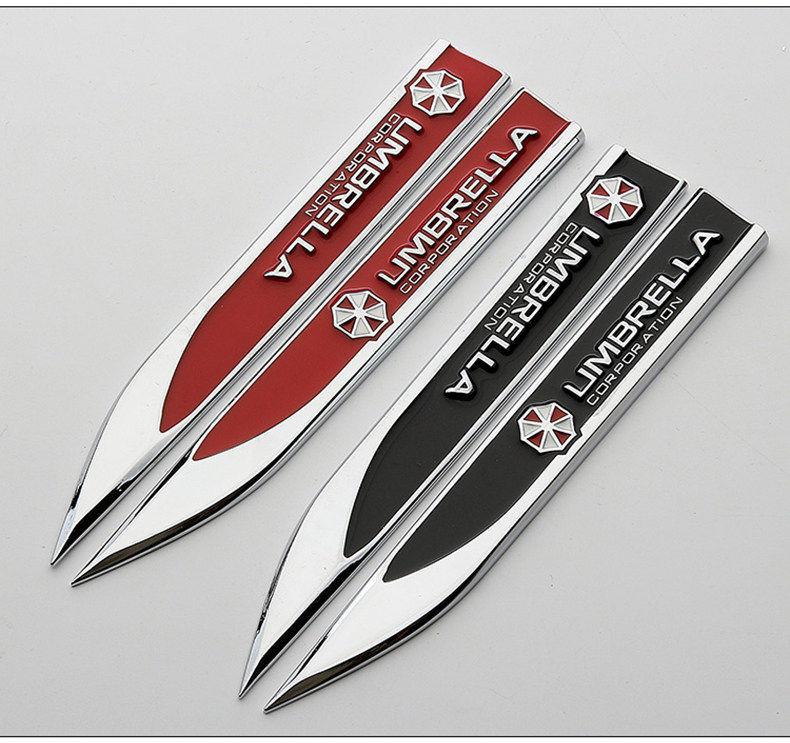 Car fender blade decorative sticker, air vent sticker, personalized car door modification, special metal car logo decorative sticker, side sticker