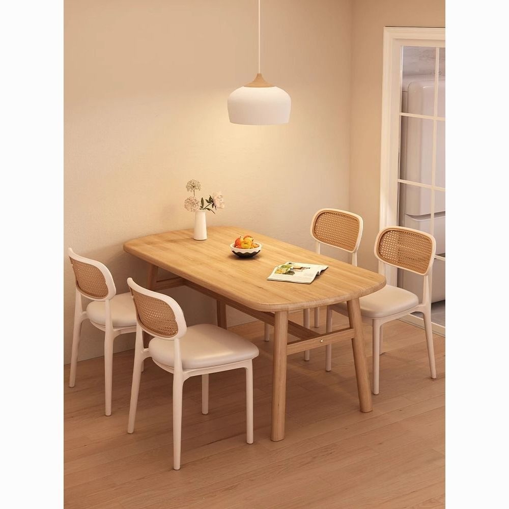 Nordic Style Home Thickened Dining Chair, Bedroom Chair, Office Chair, Comfortable for Long Sitting, Meeting Chair, Modern Minimalist Stool, Plastic Chair