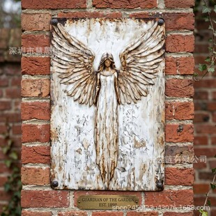�羳Rustic Guardian Angel Metal Wall Art���o��ʹ���٠����b�