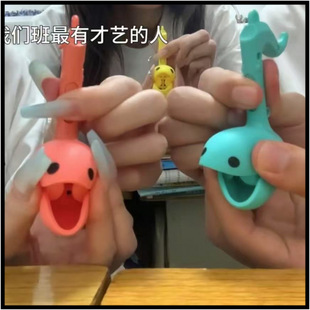 New Interesting Little Red Book Style Electronic Music Tadpole Toy Musical Instrument Internet Celebrity Cute Musical Note Erhu Funny