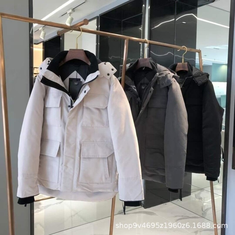 Canada Goose Expedition Parka Jacket for Men and Women, Mid-Length Couple's Parka Coat 4550Mb