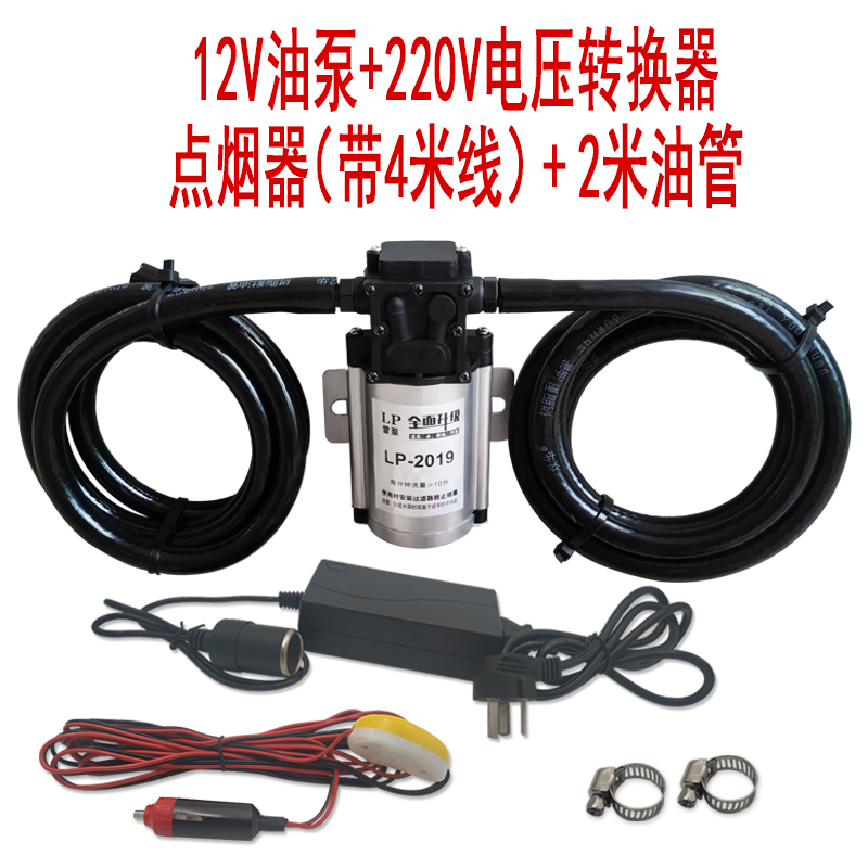 Bomba de bombeo eléctrica 12V24V220V bomba de autoaspiración bomba de gasolina bomba diesel bomba de combustible bomba doméstica pequeña