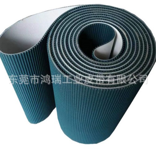 厂家直供PVC墨绿色草纹防滑输送带 防滑耐磨封箱机皮带传送带