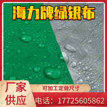 海力牌防老化绿银布130型帐篷布雨伞布海南热销菌类种植塑料编织