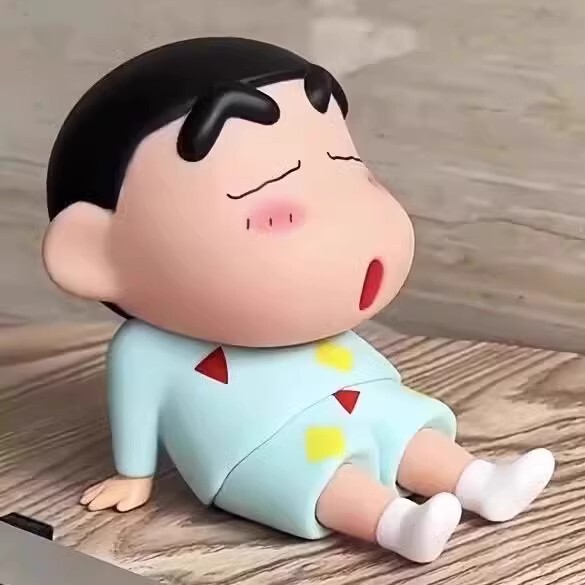 クレヨンしんちゃんの携帯電話のスタンドのファッションは小さい置物のアイデアのデスクトップの置物の怠け者の携帯電話のスタンドのフィギュアの公仔を遊びます。|undefined