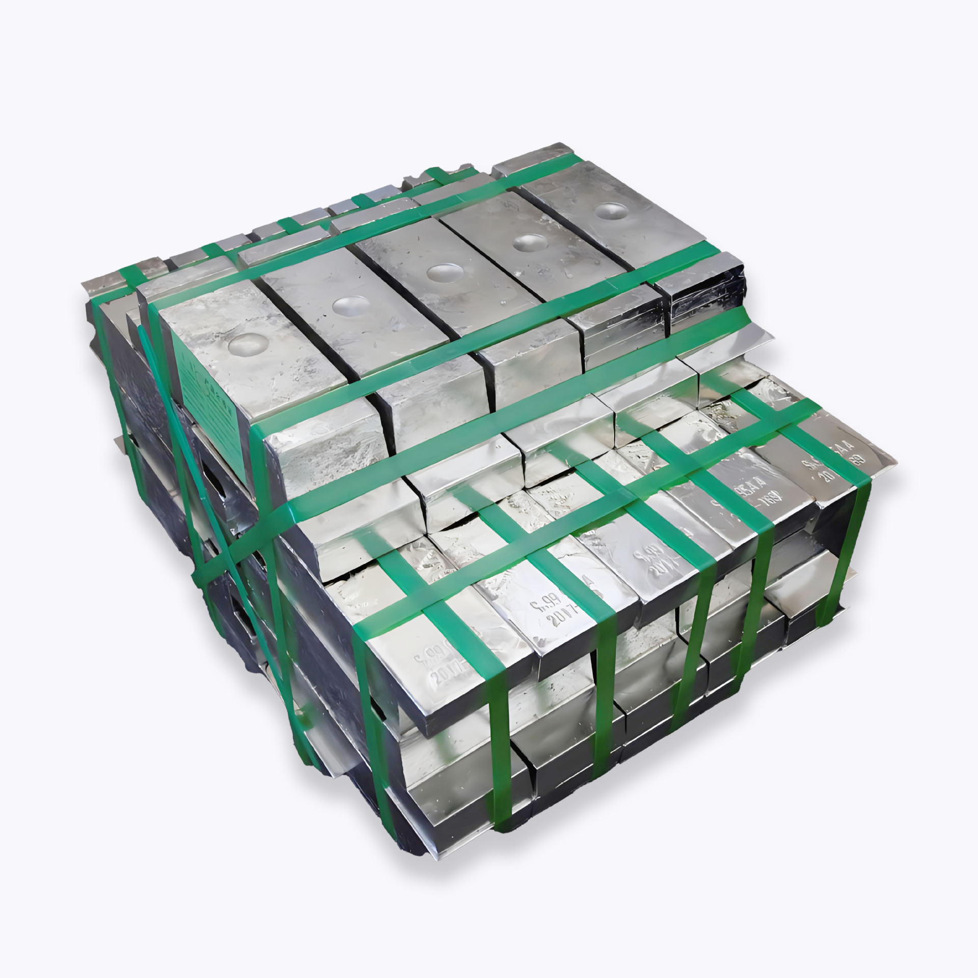 Fabricante de lingotes de estaño, materia prima de metal de bloque ecológico puro para fundición industrial, estaño puro sin plomo de alta pureza.