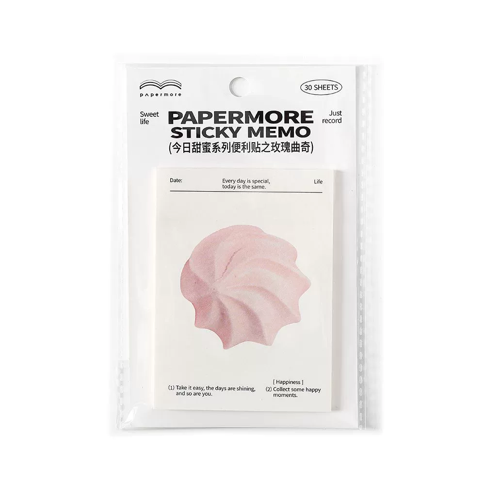 Стикеры-заметки (PaperMore) серия Today's Sweet — корейский стиль, писчая бумага, 9×15 см, разные обложки