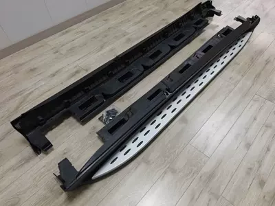 Dekorativ pedal başlıqları — AMG with logo footrests - 12-18ml15-19gle-original-factory-pedal-w166