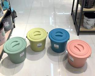 Handle Bucket Home Car Washing Bucket Storage Bucket Student Dormitory Laundry Bucket Cleaning Bucket Fishing Bucket Plastic Household
