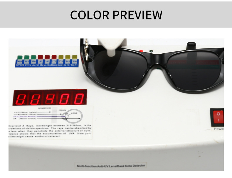 Cross-border foreign trade new modern retro generous frame metal accessories sunglasses INS wind street photography sunglasses 9217_voghion.com