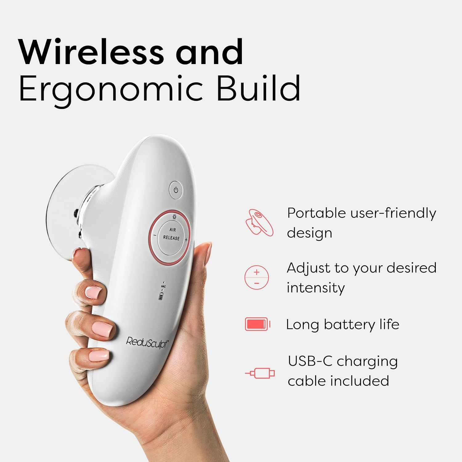 Cross-Border Handheld Electric Body Beauty Instrument, Household Multi-Functional Full-Body Massager, Micro-Current Fat Removal and Slimming Instrument