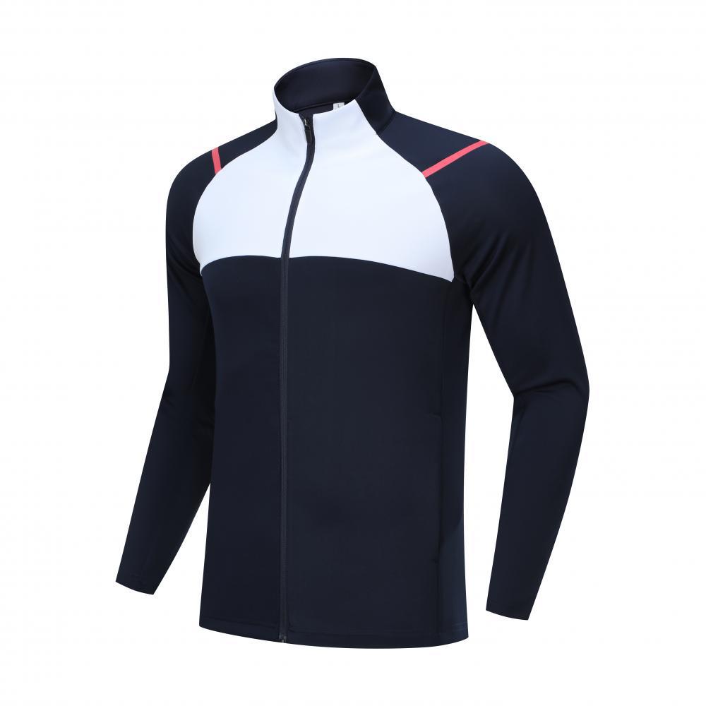 Nuevo otoño y invierno para hombres y mujeres al aire libre color rápido secado para hombres y mujeres ciclismo cremallera de manga larga para correr se puede imprimir log