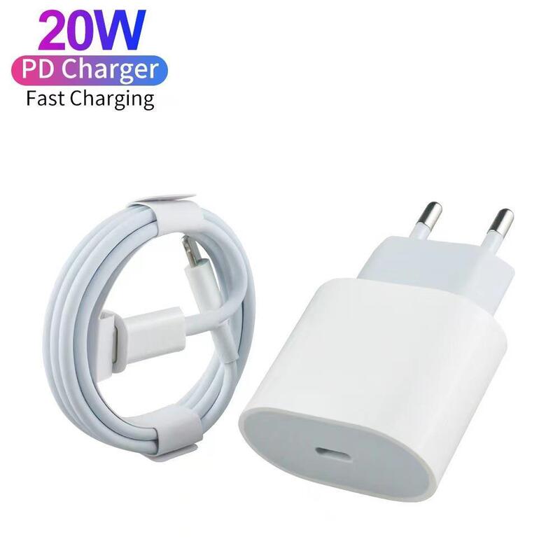 20WPD European standard charger suitable for iphone14pro mobile phone fast charging head European standard plug adapter