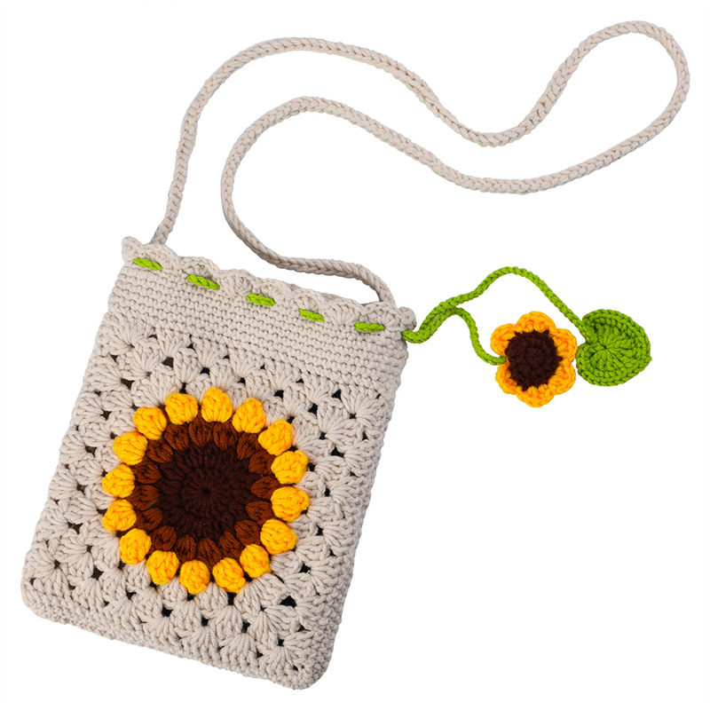 오프화이트 해바라기 가방