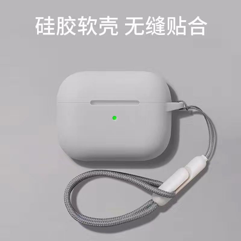New Airpodspro2 Protective Shell Bluetooth Headset Apple 5Th Generation 2025 Soft Liquid Silicone Incase Lanyard