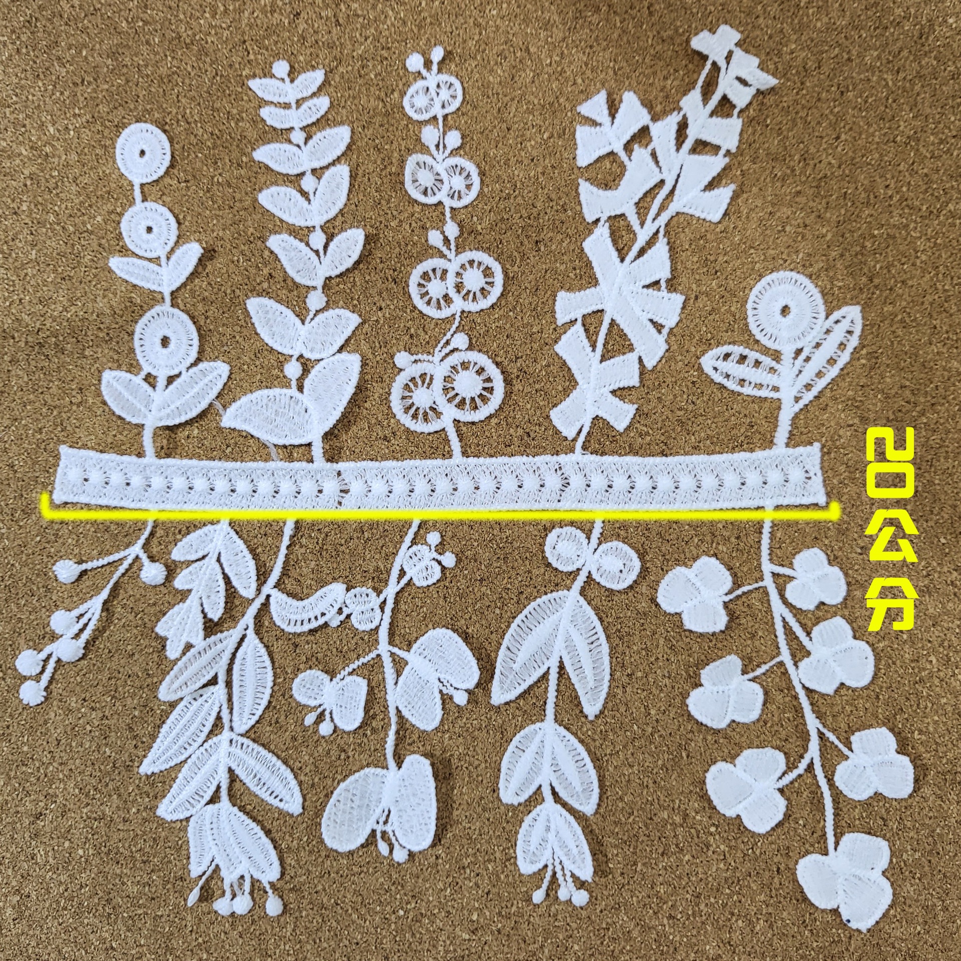 Cuello de encaje soluble en agua poliéster brillante bordado estereoscópico agujero bordado falso cuello de encaje accesorios de ropa