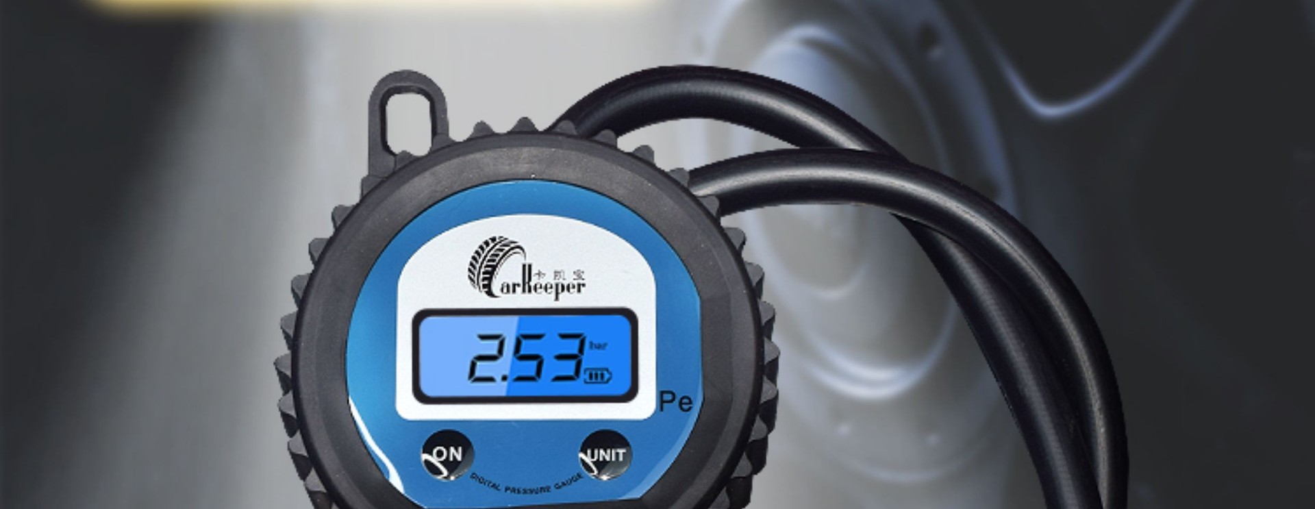 Kakaibao high-precision car tire pressure gauge digital filling tire pressure gun digital display electronic tire pressure gauge accessories