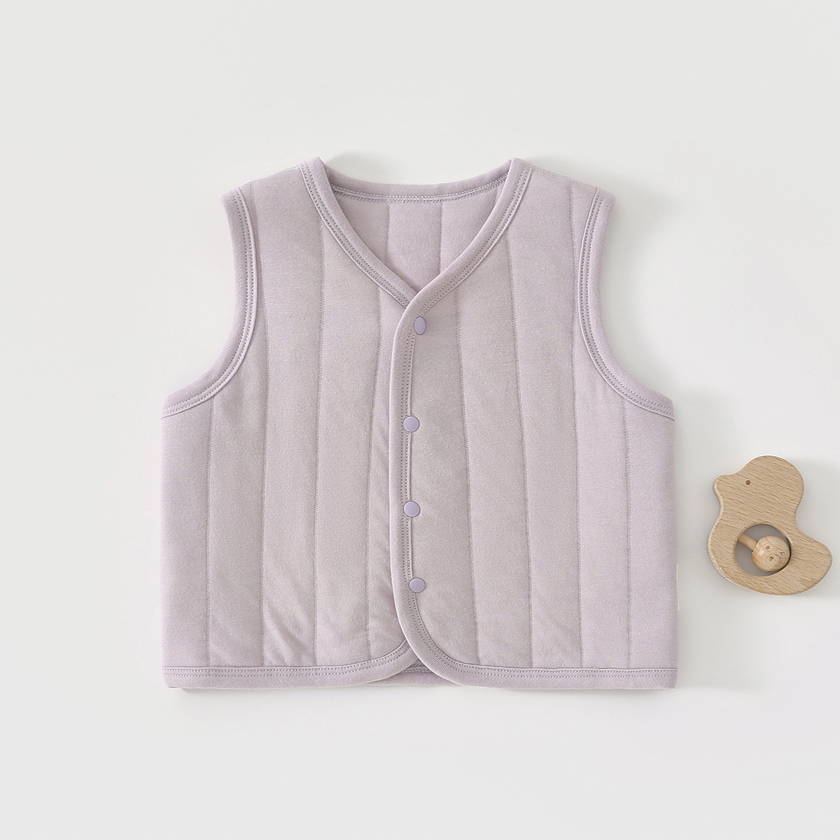 Baby chaleco de invierno y otoño, abrazadera de pony recién nacido, primavera y otoño, algodón delgado, chaleco para bebés calientes, ropa interior