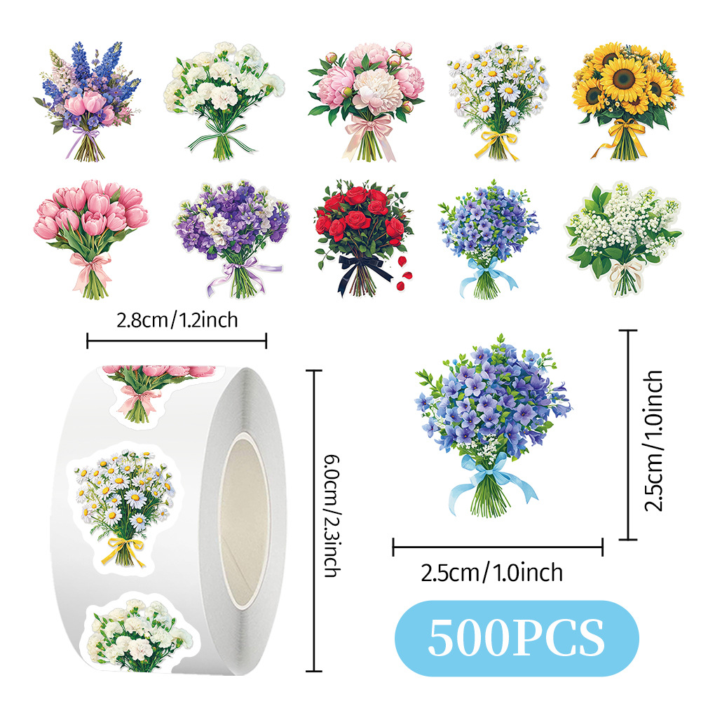 Cien tipos de dibujos animados pegatinas de animales rollo de recompensas para niños materiales didiy papelería cuaderno cinta adhesiva decoración