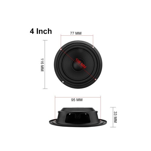 New product 2-inch 3-inch 4-inch 6.5-inch 8-inch square and round diaphragm bass radiators speaker bass vibration diaphragm