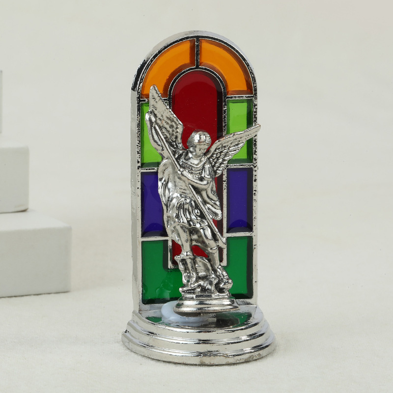 亚马逊热销宗教圣子圣母天使金属工艺品陈列摆台十字架饰品摆件|undefined