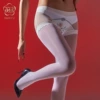 White floral tights