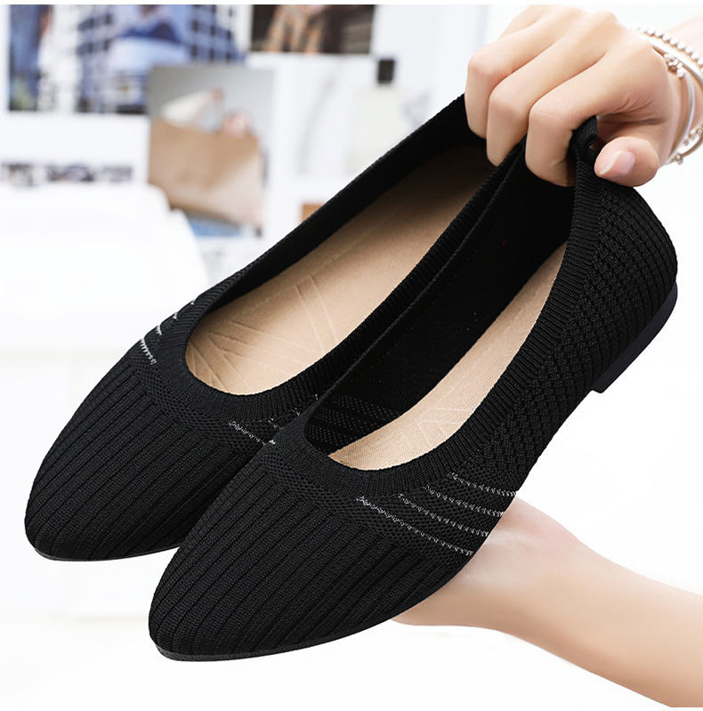 Women's Casual Solid Color Point Toe Flats display picture 6