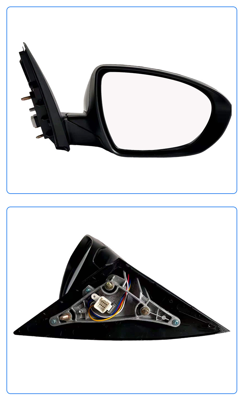 Suitable for Kia K5 Reversing Mirror Assembly 11 to 15 Models K5 with Painted Pearl White Rearview Mirror with Foldableing Reflector