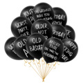 亚马逊 10 个不同的短语有趣的愤怒的老龄生日派对气球