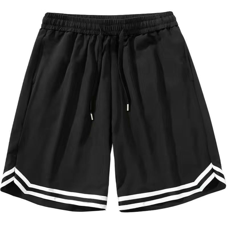 Casual Shorts Men's Summer Students Basketball Thin Ice Silk Sports Quick-drying Five-point All-match Trendy Brand Loose Pants