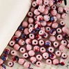 Ceramics with accessories, beads for elementary school students, materials set, purse, bracelet with beads, 8mm, handmade