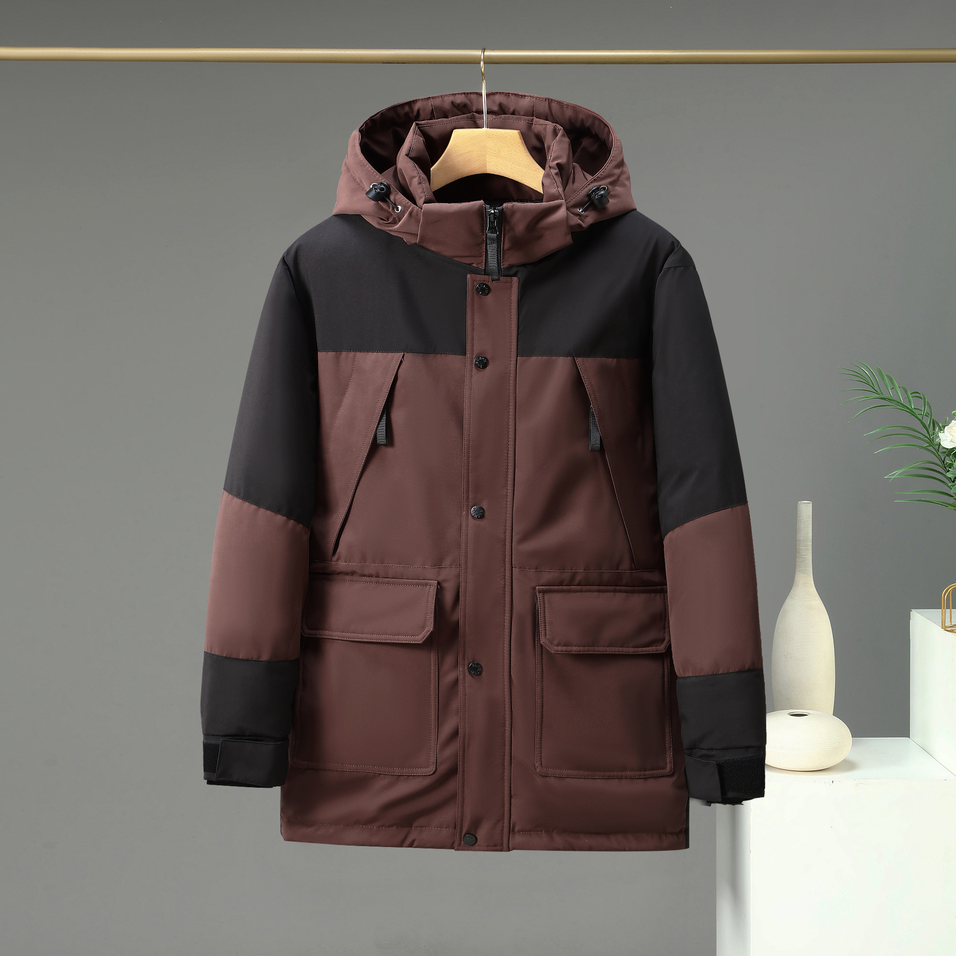 Giacca in cotone da uomo, casual, ispessita, invernale, da esterno_voghion.com