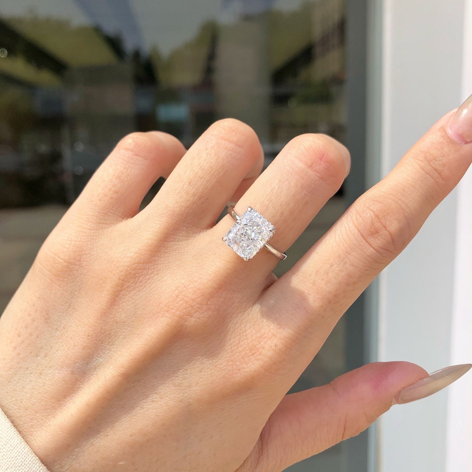 6g Weight Zircon Inlay Material Rings Classification 5, 9 Ring Size 1 Piece Quantity Holiday, Daily Occasion 925 Sterling Silver Material Geometric, Heart Shape Pattern Women's Gender Plating, Inlay Design Elegant Style 925 Sterling Silver Zircon Geometric Heart Shape Rings 35