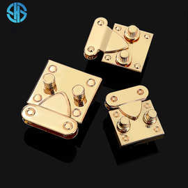 厂家直销箱包按锁制动锁扣 五金配件按钮锌合金锁弹力按扣批发