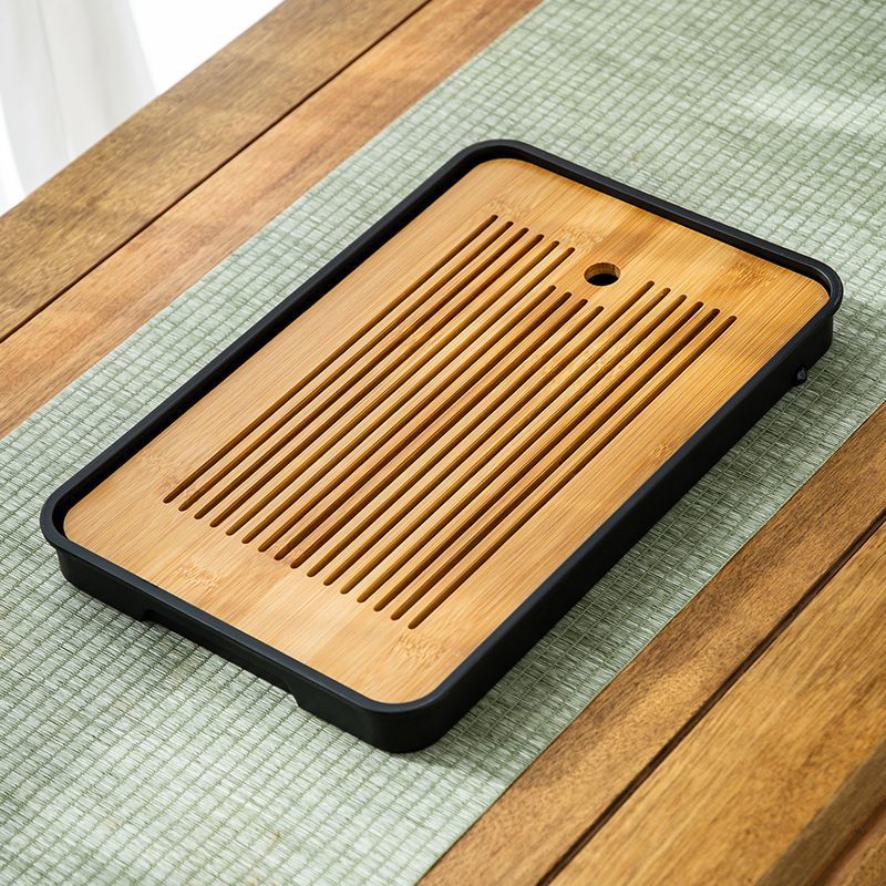 천연 백천 접시 길이 35cm 폭 24cm 검정색 배경