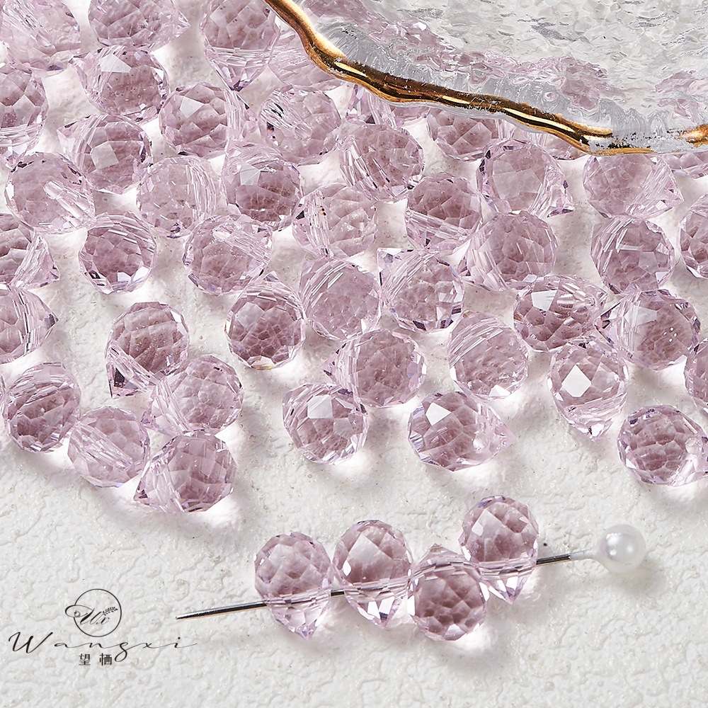 Sparkling Horizontal Hole Water Drop Strawberry Crystal Phone Chain...